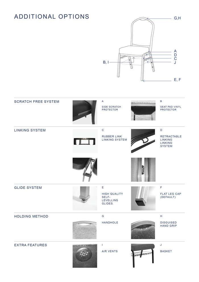 Hotel Sell Aluminum Banquet Chair 12099