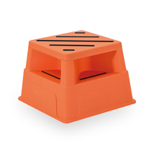 Plastic Sand Leather Non-Slip Square Two-Step Safety Stool