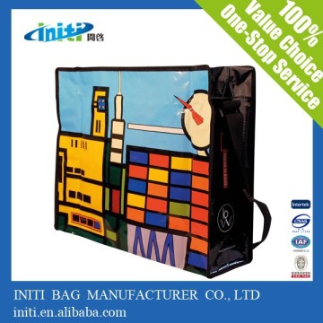 Fashion zipper shopping bag | wholesale large shopping bag with zipper