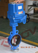 anti-explosion wafer electrical butterfly valve china manufacturer