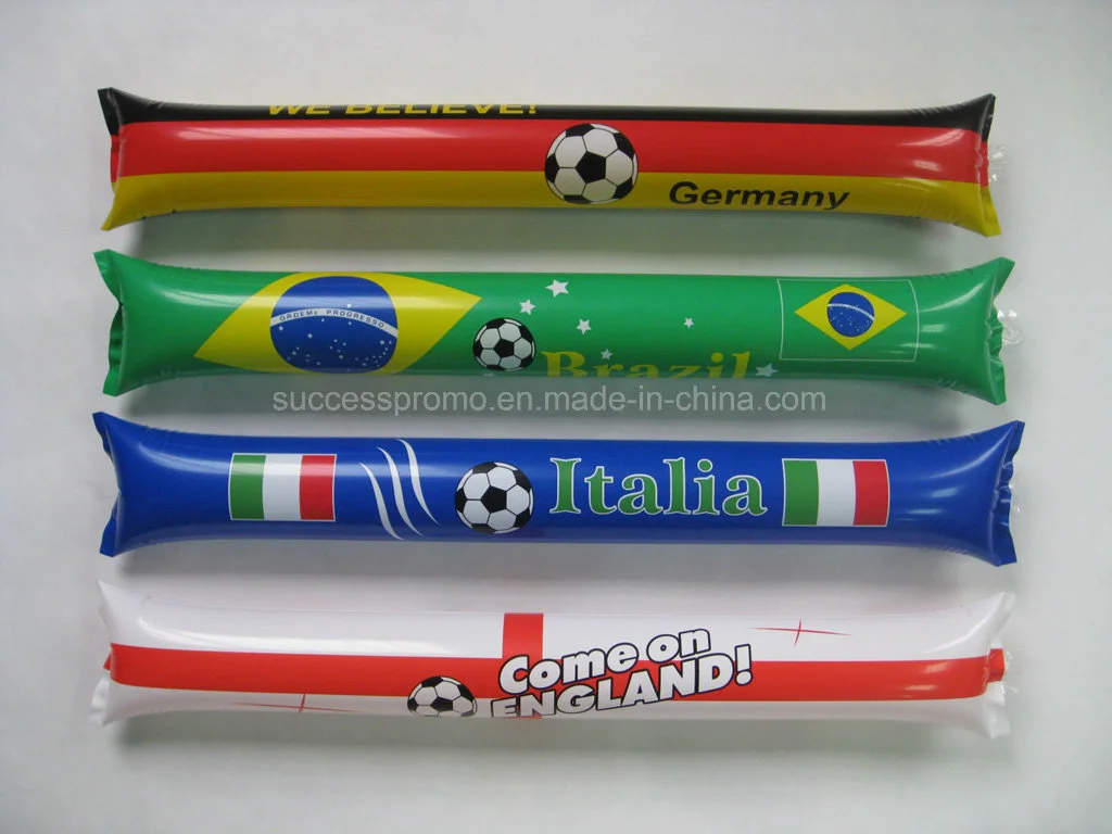 Promotion Printed Inflatable Cheering Fans Sticks