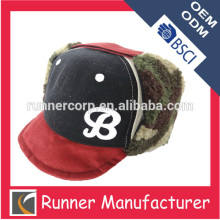 Name brand with embroidery warm baseball winter hat