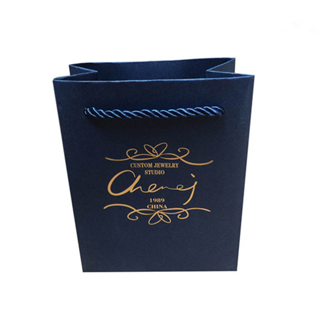 Twisted string handle big size custom shopping packaging gift paper bag