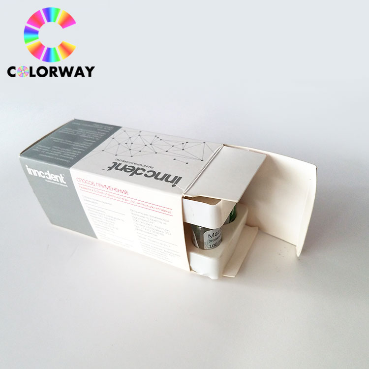 custom steroids injection vial paper box