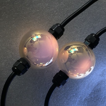 360 graden kleurrijke RGB pixel bal licht string