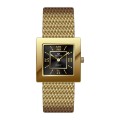 20mm Watchband Stainless Steel Quartz Square Watch