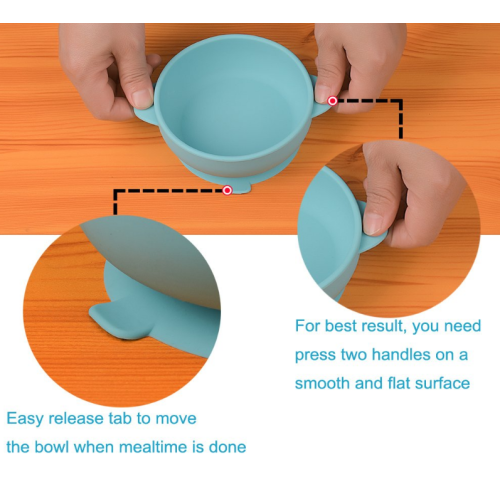 Bowl with Super Suction Custom Silicone Baby Bowls Supplier