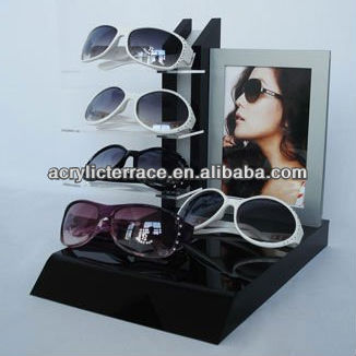 plexiglass eyewear display for window