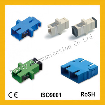 Sc Single-Mode Multi-Mode Simplex Duplex with Flange Fiber Optical Adapter