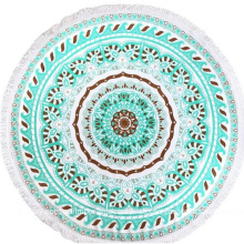 custom made round beach towels with tassel