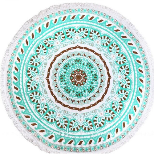 custom made round beach towels with tassel