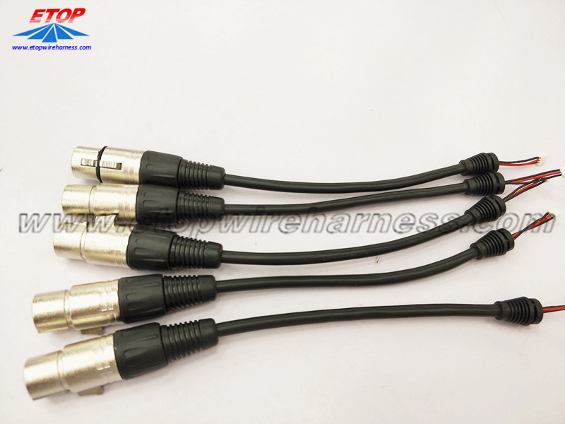 XLR 5pin Әйел джек микрофонының аудио қосқышы