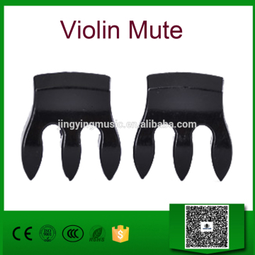 Black Rubber Practice Mute for Violin and Viola