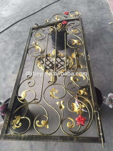 double swing wrought iron fence gate