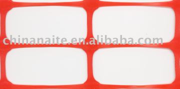 Plastic Orange Safety Warning Barrier