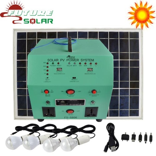 300W Mini Solar Power Plant with FM/MP3 Player (CE, IEC, RoHS Approved) Fs-S806