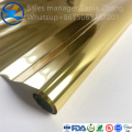 Foil Gold Pet Film Bohol Roll para envoltura de regalos