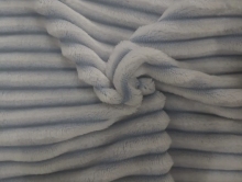 Flannel Drop Needle Queen Blanket with Vertical Stripes