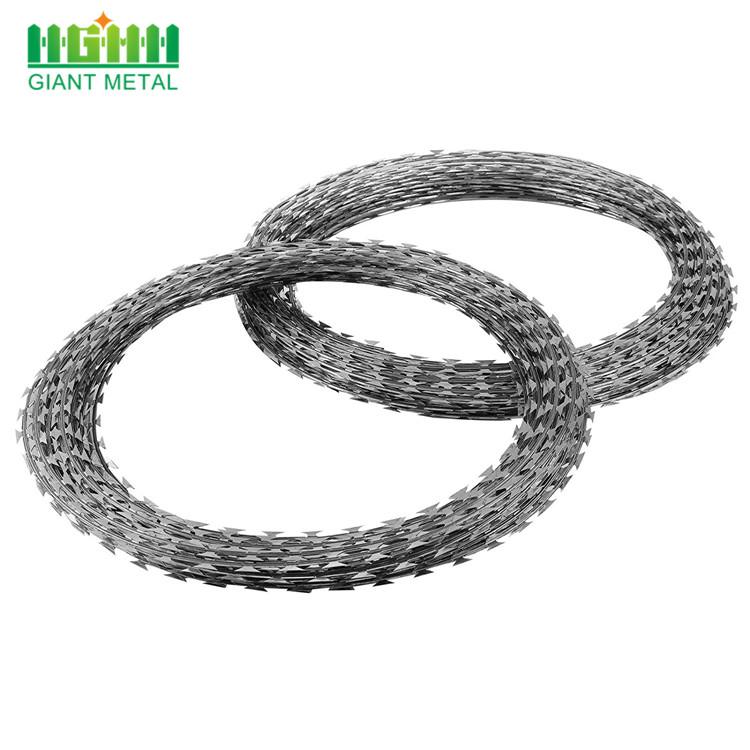 High Security BTO-22 Razor Barbed Wire on Top