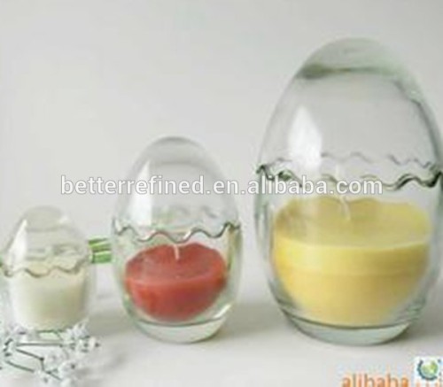 egg shaped crystal glass jars for candles