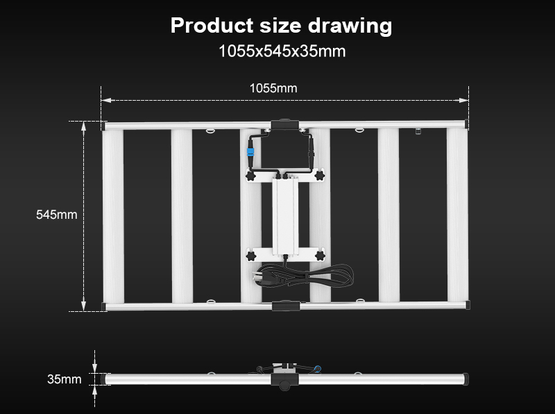 Nuovo progettato 320W Grow Light per Medical Indoor