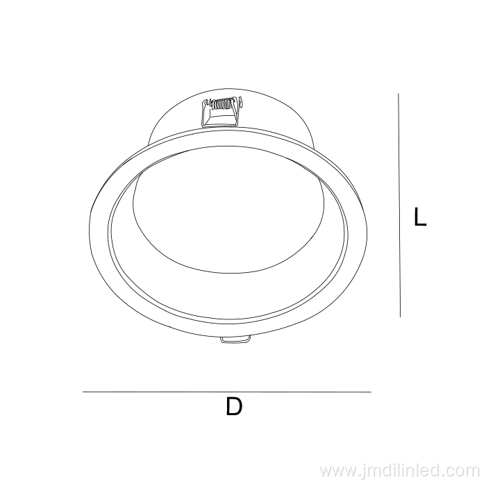 LED Spotlight 12W Aluminium Wide angle