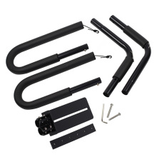 Aluminum surfboard moped rack