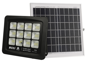 New light-sensing solar flood light