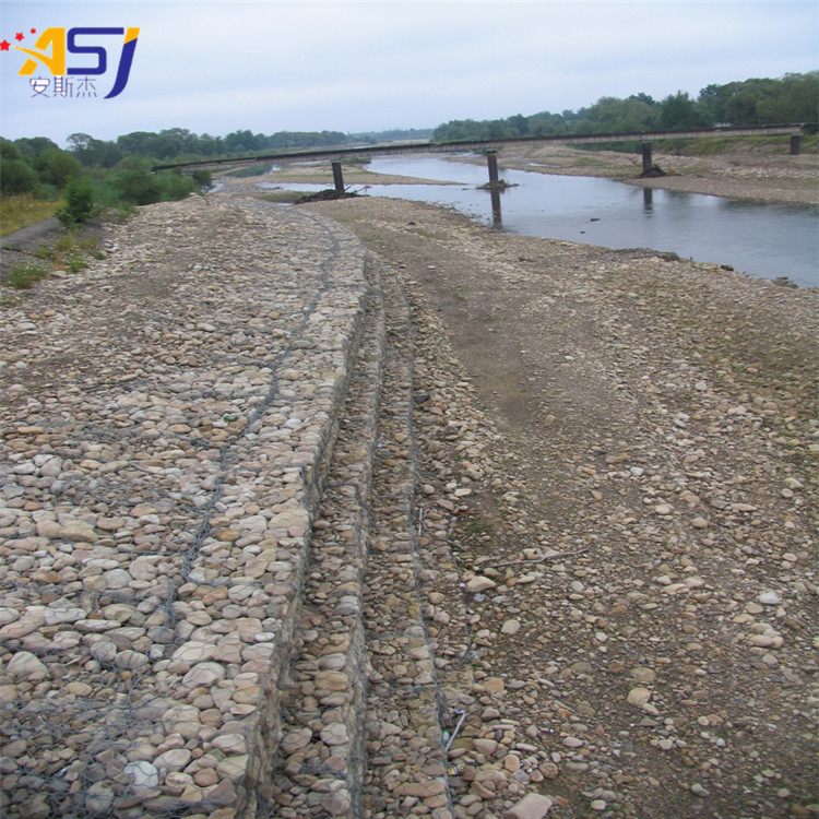 electric galvanized gabion mesh retaining wall