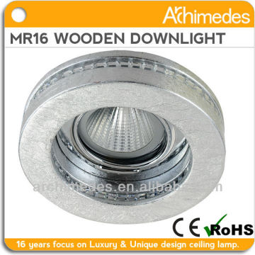 wood 3w-7w indoor cob led spotlight, gu10 led spotlight