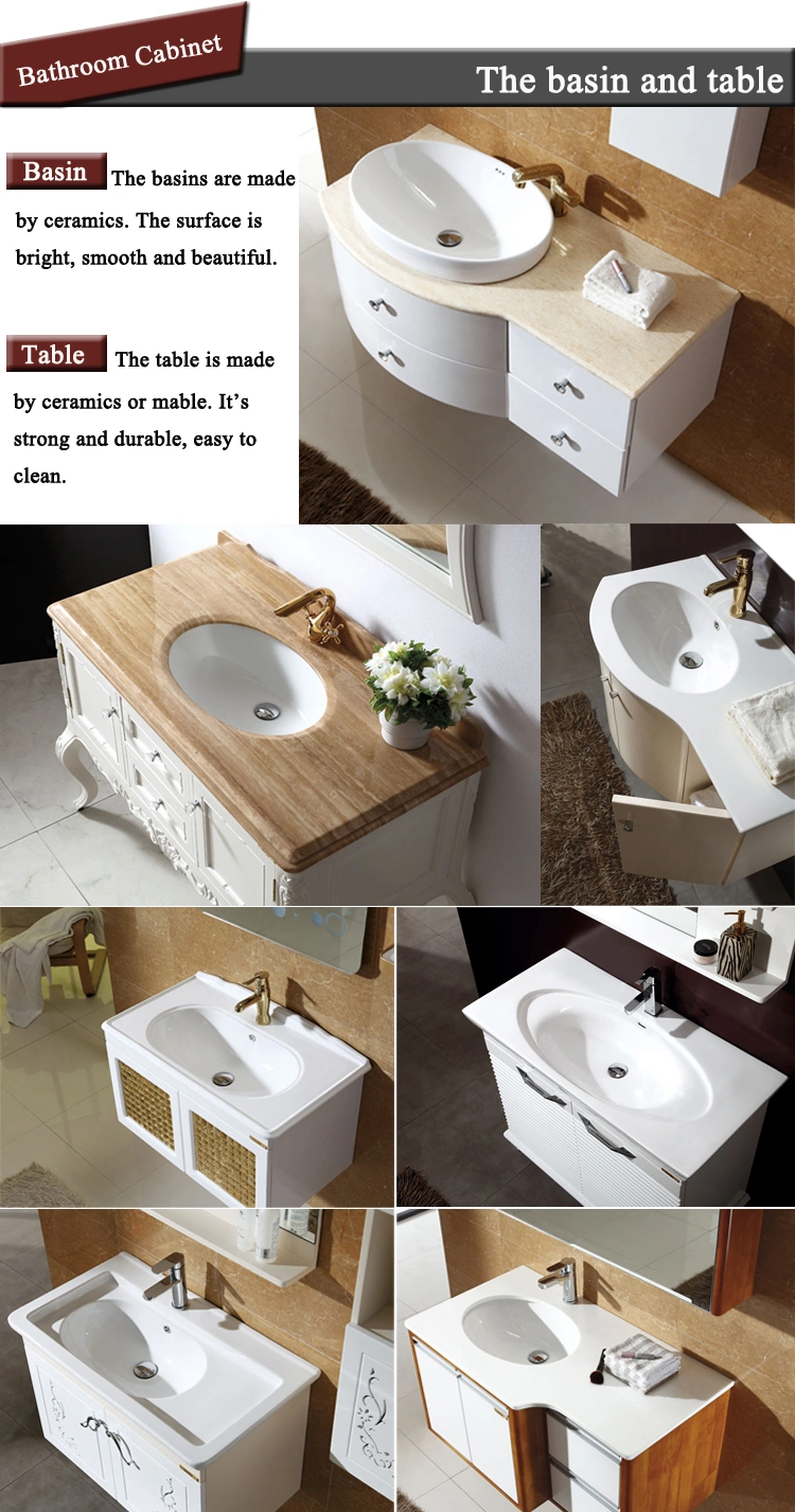 Modern Furniture White Elegant with Marble Top Bathroom Vanity Philippines