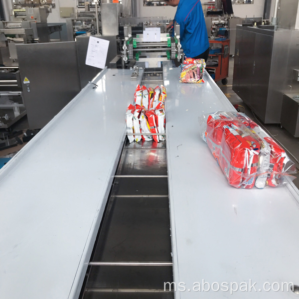 Mesin Pembungkusan Makanan Makanan Makanan Horizontal