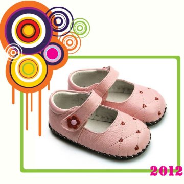 Hand Made Genuine Leather Baby Shoes PB-1033PK
