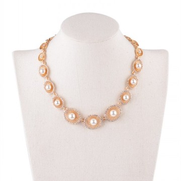 2015 Newest Style Shell Shape Pearl String Wholesale Cheap Necklaces