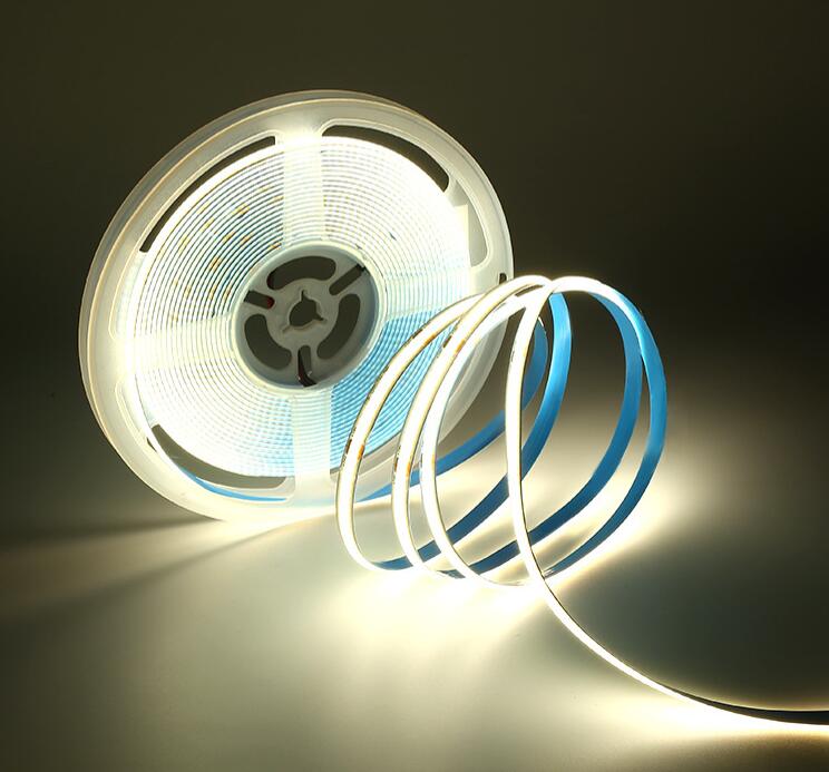 Competitive Price LED Light Bar Warm Cool White CRI90 14W 480leds Led Tape Light COB LED strip PCB 8mm 10mm