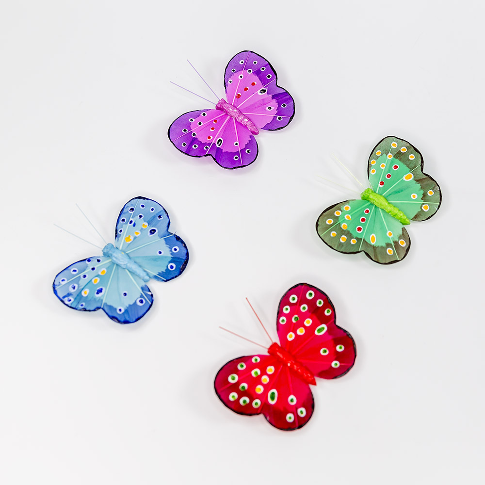 Mga ideya sa butterfly craft