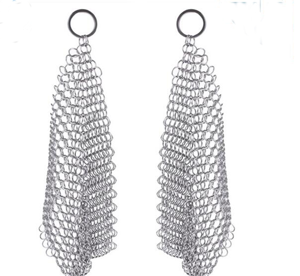 Tampon à récurer Chainmail Pot inox 316