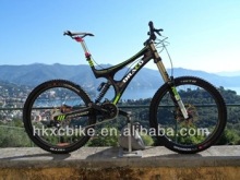 High quality downhill mountain bike 30 speed full carbon parts, downhill bike frame