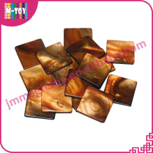 SA026 brown shell mosaic tile ,raw mother of pearl shells