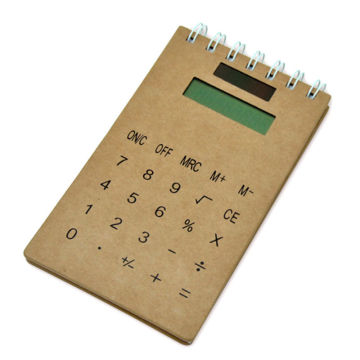 Customized Kraft Notepad with Calculator