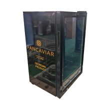 Commercial Mini Fridges with Temperature Display for Small Caviar Display