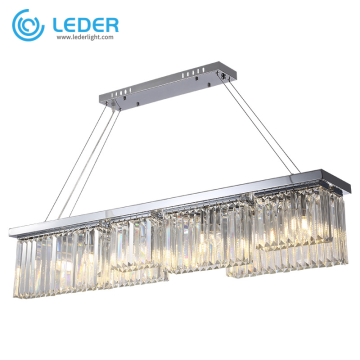 LEDER Beaded Sukaldeko Chandelier Argiztapena