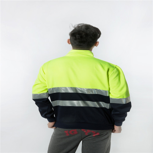 Reflector lichte kleur bijpassende polar fleece werkkleding