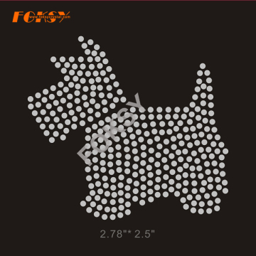 Bling Dog Hot Fix Rhinestone Motif Transfers