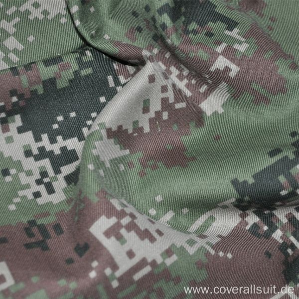 High quality fire retardant blue camouflage fabric