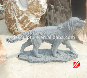 stone dog yard statues