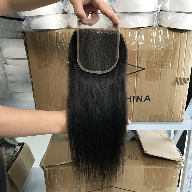 transparent brazilian hair 4x4 lace closure, cuticle aligned hair cheap lace closure body wave ,100% human hair lace closure