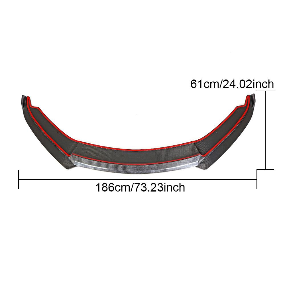 I8 V Style Carbon Fiber Front Lip Spoiler for BMW I8 Coupe 2-Door 2014-2018