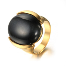 Fashion Round Dome Shape Changing Mood Stone Ring