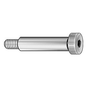 Slotted flat head shoulder screw